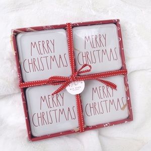 Rae Dunn | “Merry Christmas” Coasters | Brand Née